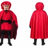 Red Devil Mascot Costume with Cape