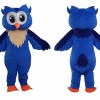 Blue Owl Mascot Costume for Parties and Events