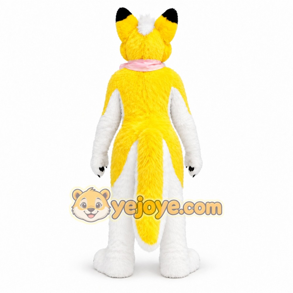 Yellow Dog Husky Mascot Costume for Kids and Adults Yellow Dog Husky Mascot Costume for Kids and Adults