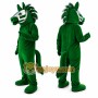 Green Zebra Mascot Costume for Kids and Adults