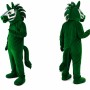Green Zebra Mascot Costume for Kids and Adults