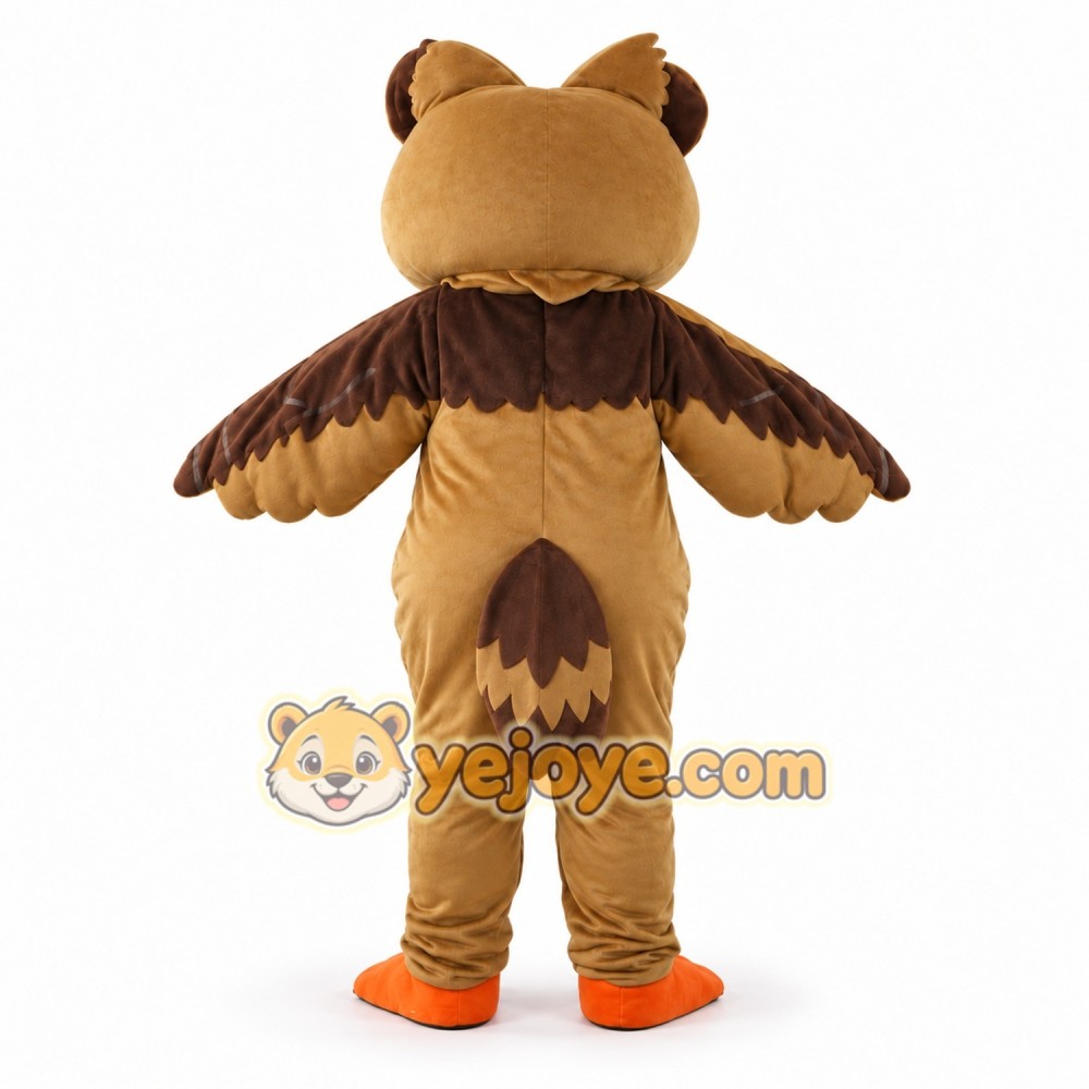 Brown Owl Mascot Costume for Kids and Adults Brown Owl Mascot Costume for Kids and Adults