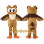 Brown Owl Mascot Costume for Kids and Adults