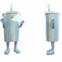 Blue Cup Mascot Costume for Kids and Adults