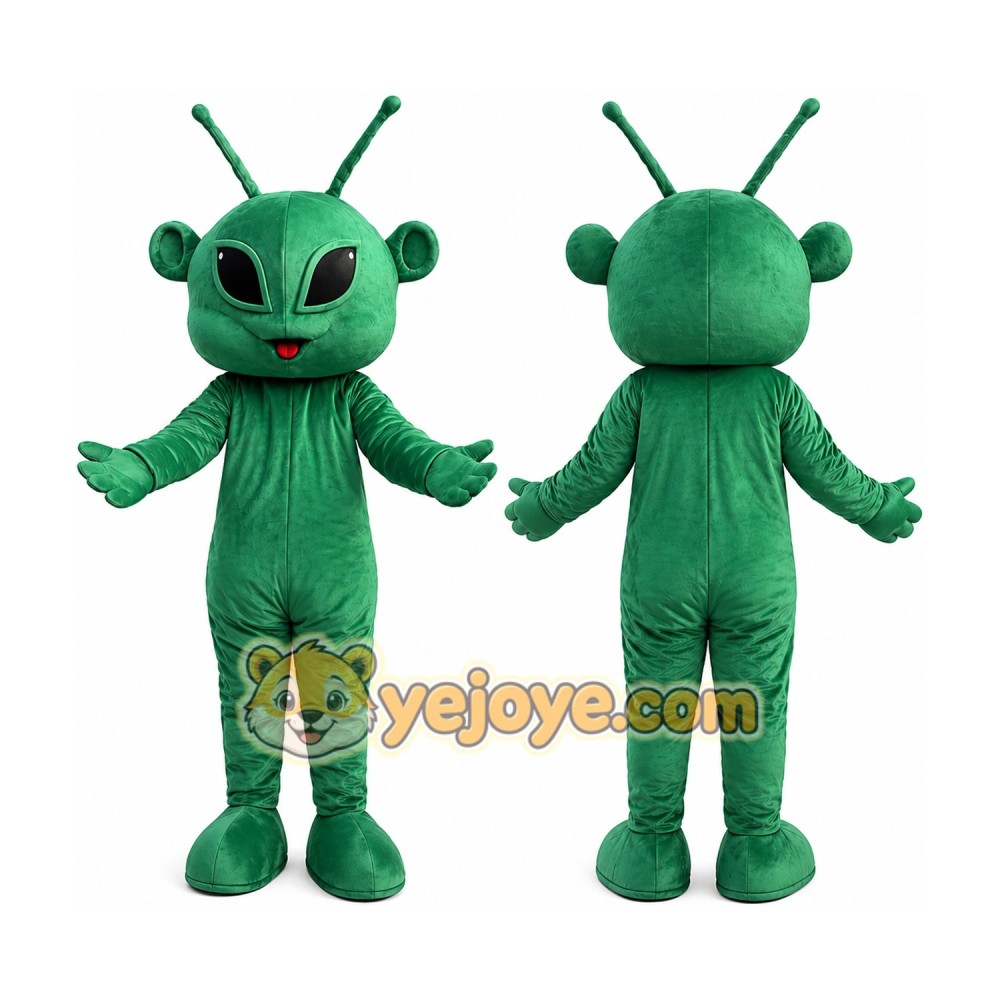 Green Alien Mascot Costume for Kids and Adults Green Alien Mascot Costume for Kids and Adults