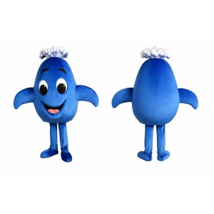 Blue Dolphin Mascot Costume for Kids and Adults