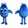 Blue Dolphin Mascot Costume for Kids and Adults