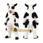 Cow Mascot Costume Black and White Plush Outfit