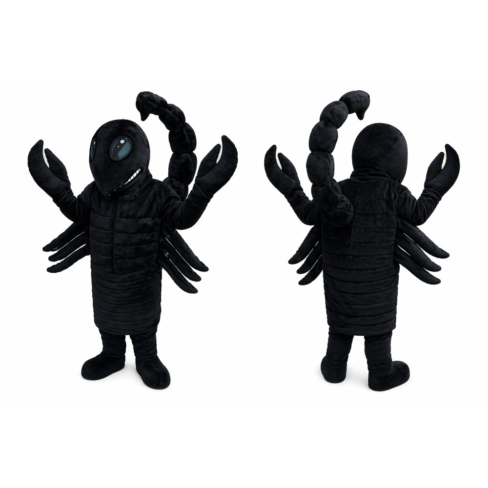 Black Scorpion Mascot Costume