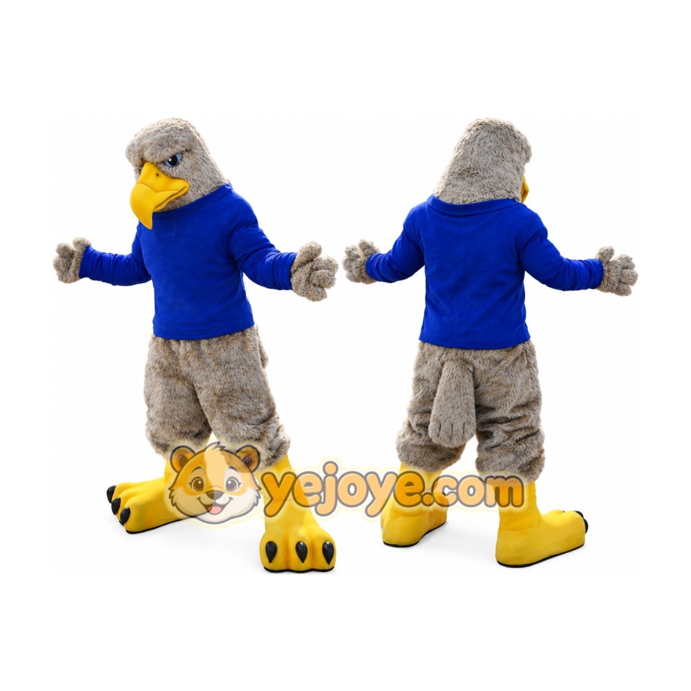 Blue Eagle Mascot Costume Outfit Blue Eagle Mascot Costume Outfit