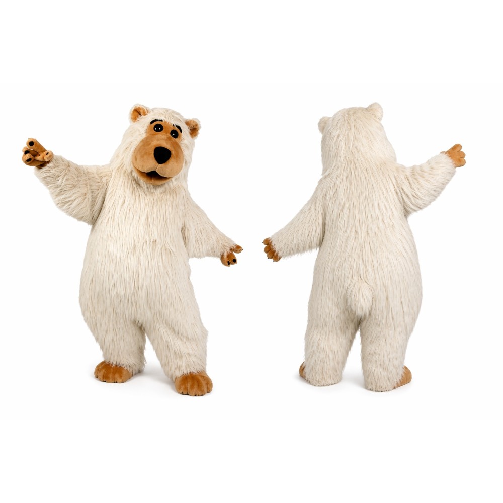 White Bear Mascot Costume