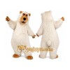 White Bear Mascot Costume White Bear Mascot Costume