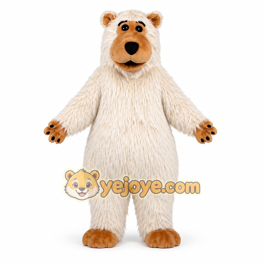 White Bear Mascot Costume White Bear Mascot Costume