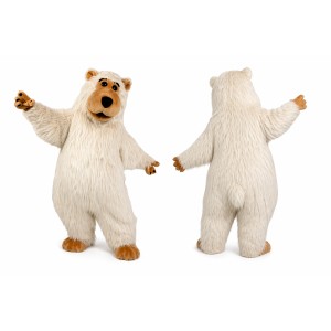 White Bear Mascot Costume