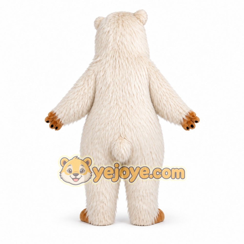 White Bear Mascot Costume White Bear Mascot Costume