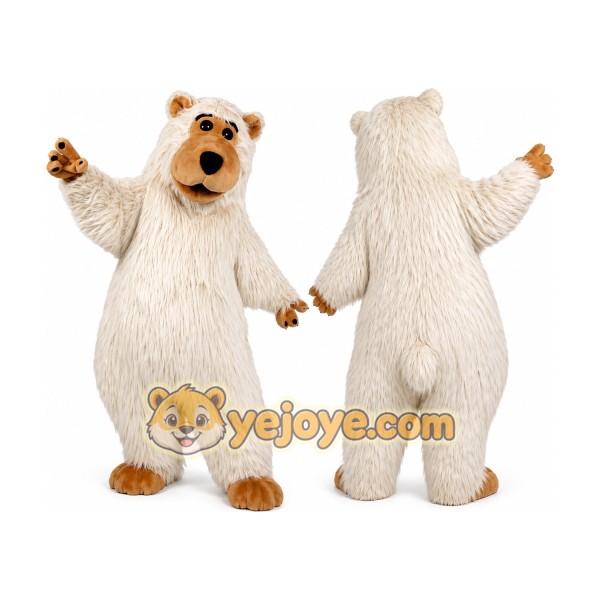 White Bear Mascot Costume