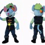 Blue Pirate Mouse Mascot Costume