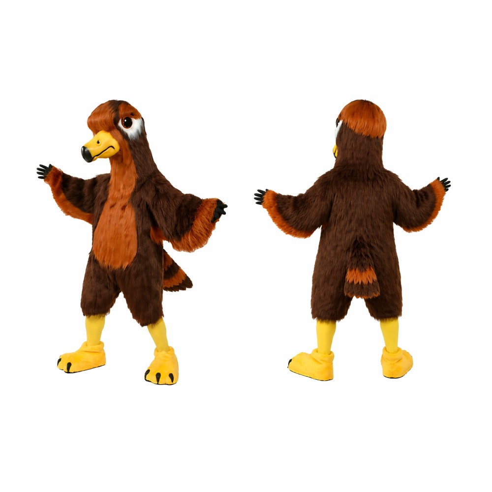 Brown Eagle Mascot Costume