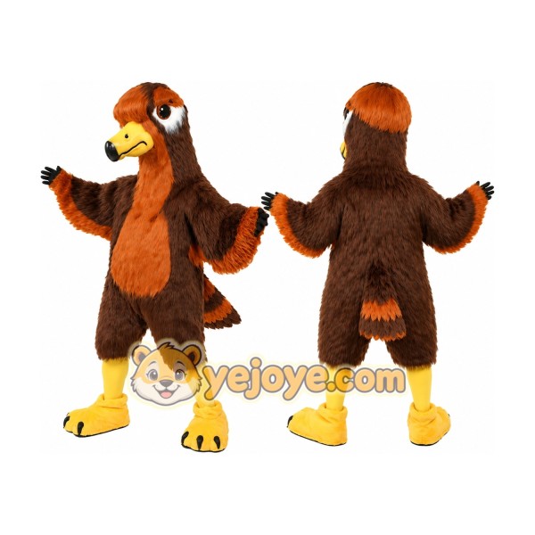 Brown Eagle Mascot Costume