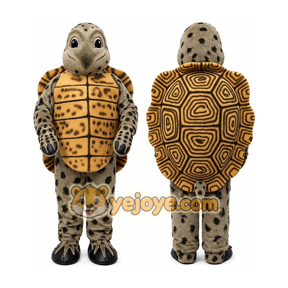 Brown Turtle Mascot Costume for Kids and Adults Brown Turtle Mascot Costume for Kids and Adults