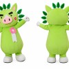 Green Pig Mascot Costume for Kids and Adults