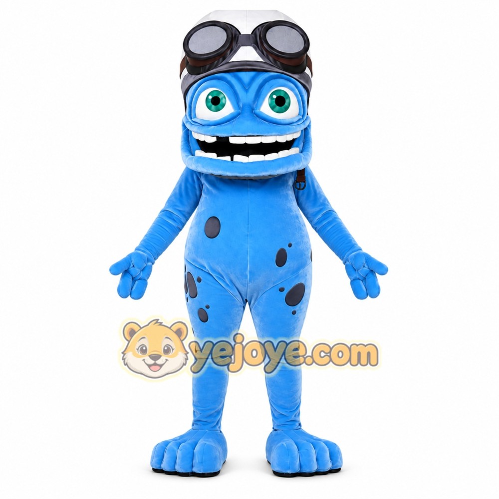Blue Frog Mascot Costume for Kids and Adults Blue Frog Mascot Costume for Kids and Adults