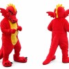 Red Dragon Mascot Costume
