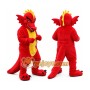 Red Dragon Mascot Costume