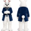 Blue Rabbit Mascot Costume