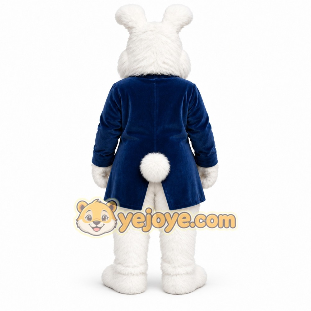 Blue Rabbit Mascot Costume Blue Rabbit Mascot Costume
