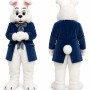 Blue Rabbit Mascot Costume