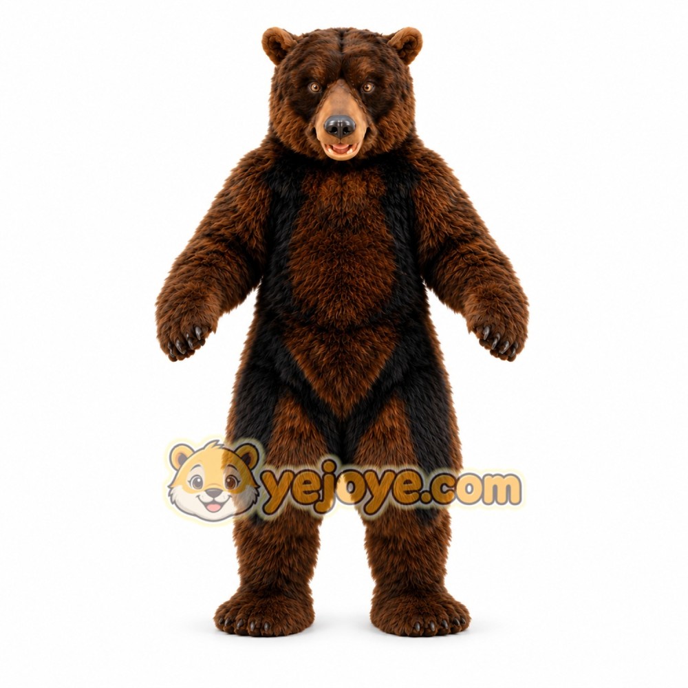 Brown Bear Mascot Costume Suit for Events Brown Bear Mascot Costume Suit for Events