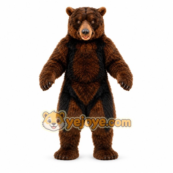Brown Bear Mascot Costume Suit for Events