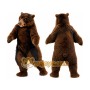 Brown Bear Mascot Costume Suit for Events