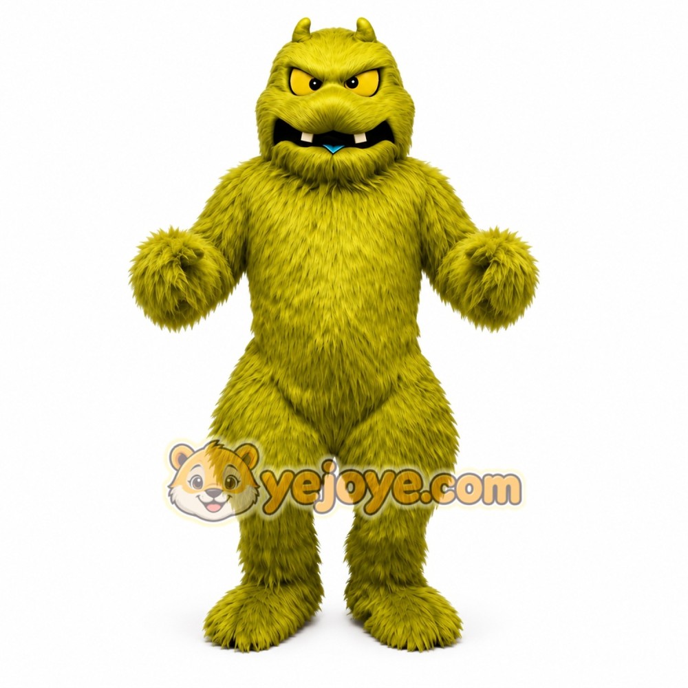 Yellow Monster Mascot Costume for Events Parties Yellow Monster Mascot Costume for Events Parties