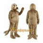 Brown Seal Mascot Costume