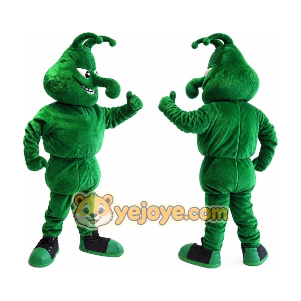 Green Insect Mascot Costume for Kids and Adults