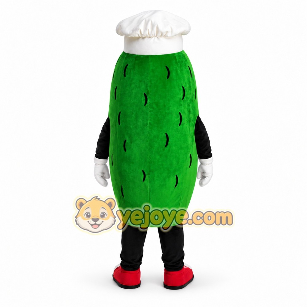 Green Pickle Mascot Costume for Kids and Adults Green Pickle Mascot Costume for Kids and Adults