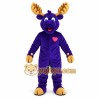 Purple Moose Mascot Costume