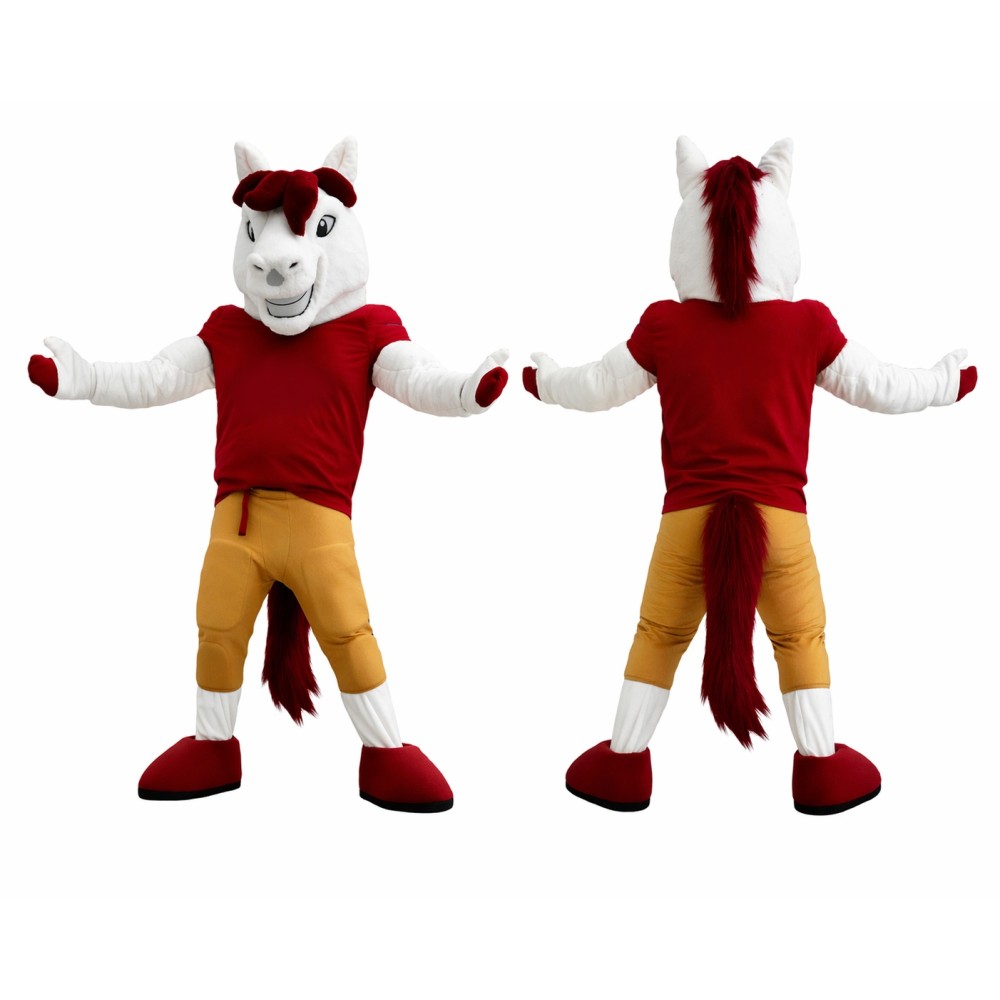 Red Horse Mascot Costume