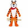 Orange Tiger Mascot Costume with Red Scarf Orange Tiger Mascot Costume with Red Scarf