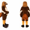 Brown Eagle Mascot Costume for Kids and Adults