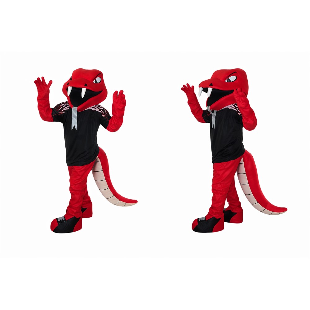 Red Snake Mascot Costume