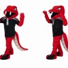 Red Snake Mascot Costume