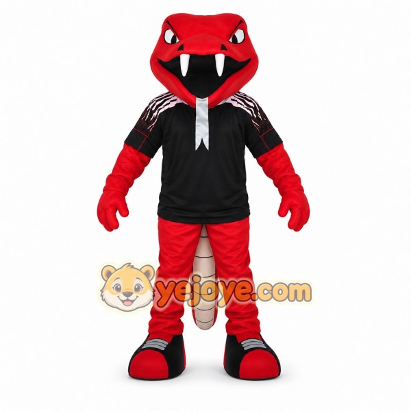 Red Snake Mascot Costume Red Snake Mascot Costume