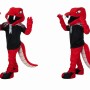 Red Snake Mascot Costume