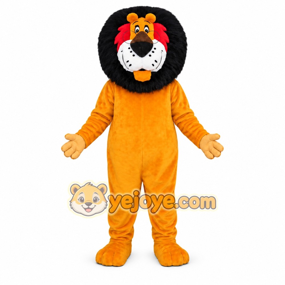 Orange Lion Mascot Costume For Kids and Adults Orange Lion Mascot Costume For Kids and Adults