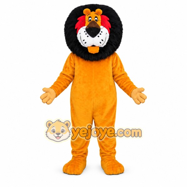 Orange Lion Mascot Costume For Kids and Adults