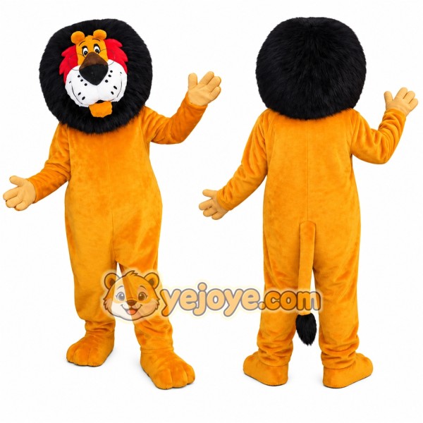 Orange Lion Mascot Costume For Kids and Adults