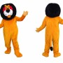 Orange Lion Mascot Costume For Kids and Adults